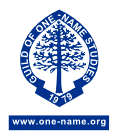 We are a member of the Guild of One Name Studies